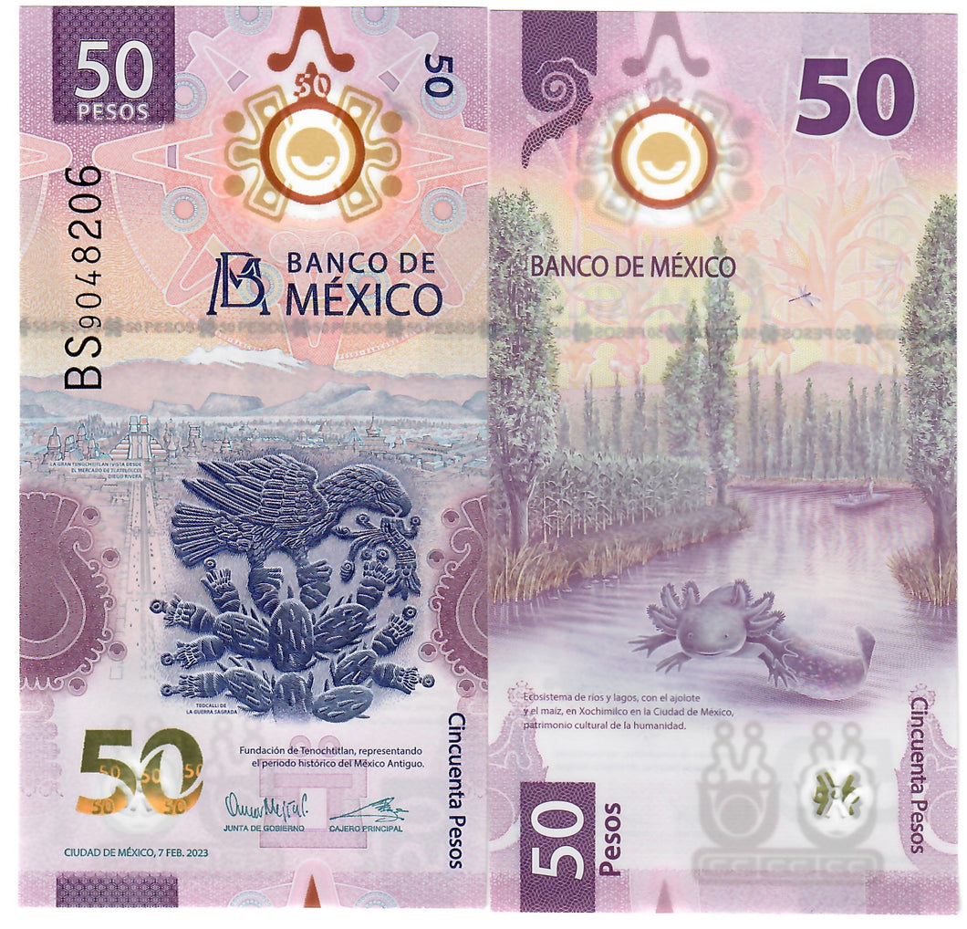Mexico 50 Pesos 2023 UNC