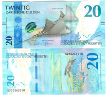 Load image into Gallery viewer, FULL SET Curacao & St Maarten 10, 20, 50, 100 & 200 Caribbean Guilders 2025 UNC