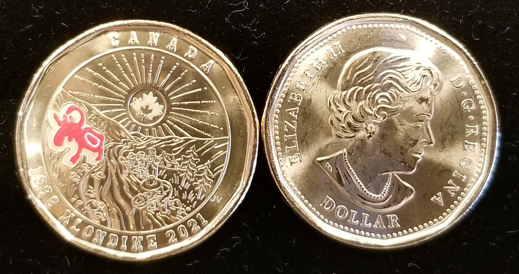 Canada 1 Dollar 2021 The Klondike Coloured 1896-2021