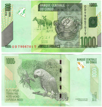Load image into Gallery viewer, Democratic Republic of Congo 100x 1000 Francs 2020 UNC mint BUNDLE
