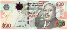 Load image into Gallery viewer, Bahamas 20 Dollars 2010 VG-VF