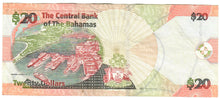 Load image into Gallery viewer, Bahamas 20 Dollars 2010 VG-VF