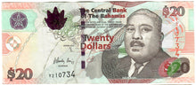 Load image into Gallery viewer, Bahamas 20 Dollars 2010 VG-VF