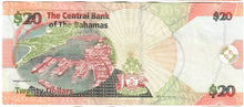 Load image into Gallery viewer, Bahamas 20 Dollars 2010 VG-VF