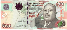 Load image into Gallery viewer, Bahamas 20 Dollars 2010 VG-VF