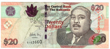 Load image into Gallery viewer, Bahamas 20 Dollars 2010 VG-VF