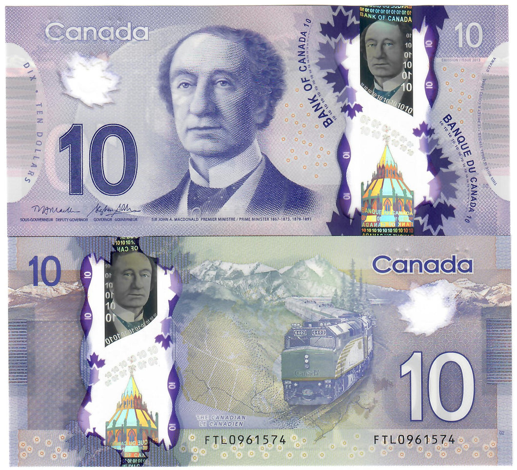 Canada 10 Dollars 2013 UNC FTL 