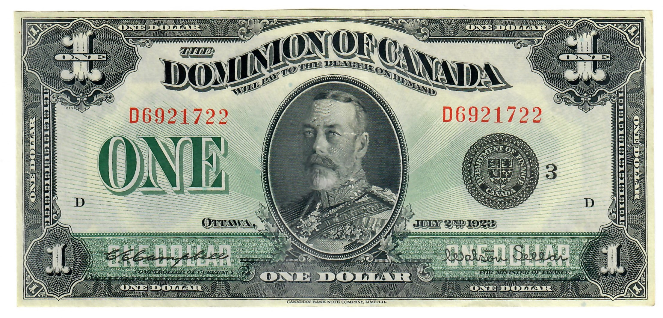 Canadian Banknotes Examples CANADIAN BANKNOTES – Davenport-Banknotes-and-Coins