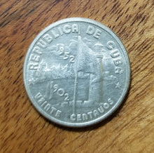 Load image into Gallery viewer, Caribbean 20 Centavos 1952 5g 90.0% Silver 1902-1952

