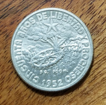 Load image into Gallery viewer, Caribbean 20 Centavos 1952 5g 90.0% Silver 1902-1952
