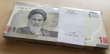Load image into Gallery viewer, Middle East 100x 10000 Rials (1 Toman) 2021 UNC FULL BUNDLE
