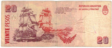 Load image into Gallery viewer, Argentina 20 Pesos Convertibles 2002 F Sig. 67
