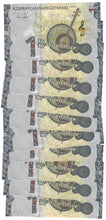 Load image into Gallery viewer, Azerbaijan 10x 1 Manat 2023 UNC
