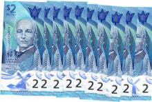 Load image into Gallery viewer, Barbados 10x 2 Dollars 2022 (2023) UNC
