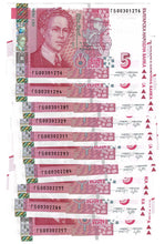 Load image into Gallery viewer, Bulgaria 10x 5 Leva 2020 UNC
