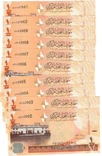 Load image into Gallery viewer, Bahrain 10x 1/2 Half Dinar 2006 (2023) UNC &quot;Khalifa&quot;
