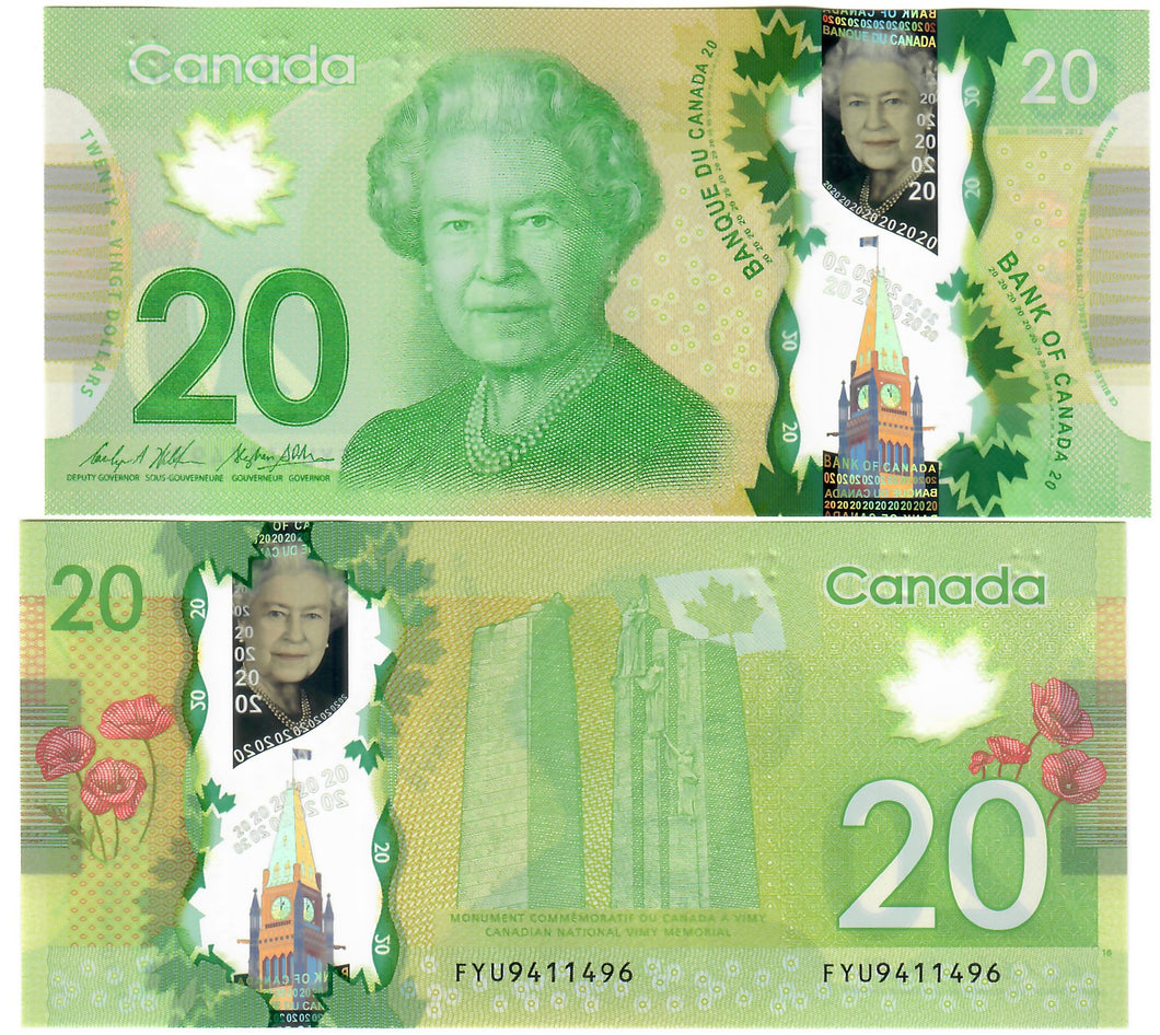 Canada 20 Dollars 2012 