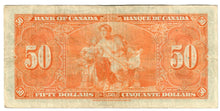 Load image into Gallery viewer, Canada 50 Dollars 1937 VF &quot;B/H&quot; Gordon-Towers
