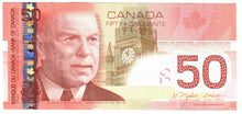 Load image into Gallery viewer, Canada 50 Dollars 2004 (2006) EF &quot;AHN&quot; Jenkins/Dodge
