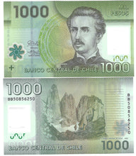 Load image into Gallery viewer, Chile 10x 1000 Pesos 2025 UNC
