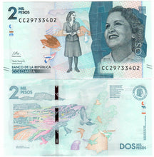 Load image into Gallery viewer, Colombia 10x 2000 Pesos 2022 (2024) UNC
