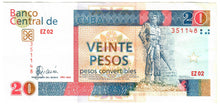 Load image into Gallery viewer, Caribbean 20 Pesos Convertibles 2008 EF &quot;EZ&quot; Replacement
