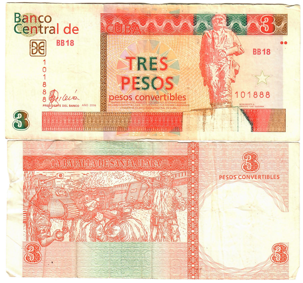 Caribbean 3 Pesos Convertibles 2006 F