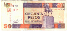 Load image into Gallery viewer, Caribbean 50 Pesos Convertibles 2011 VF
