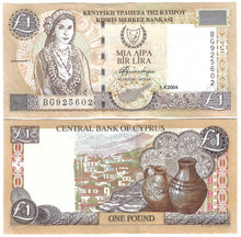 Load image into Gallery viewer, SET Cyprus 1 &amp; 5 Pounds 2003-04 UNC

