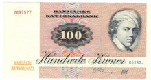 Load image into Gallery viewer, Denmark 100 Kroner 1988 EF &quot;Thomasen/Herly&quot;
