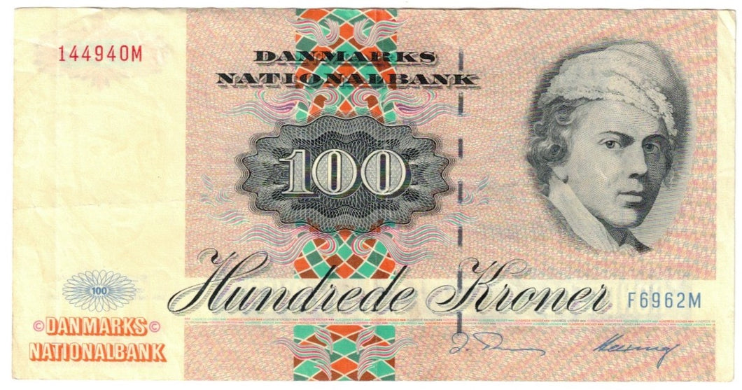 Denmark 100 Kroner 1996 VF 