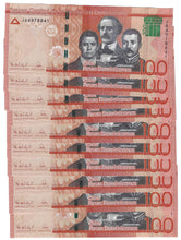 Load image into Gallery viewer, Dominican Republic 10x 100 Pesos 2024 UNC
