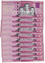 Load image into Gallery viewer, Dominican Republic 10x 200 Pesos 2024 UNC
