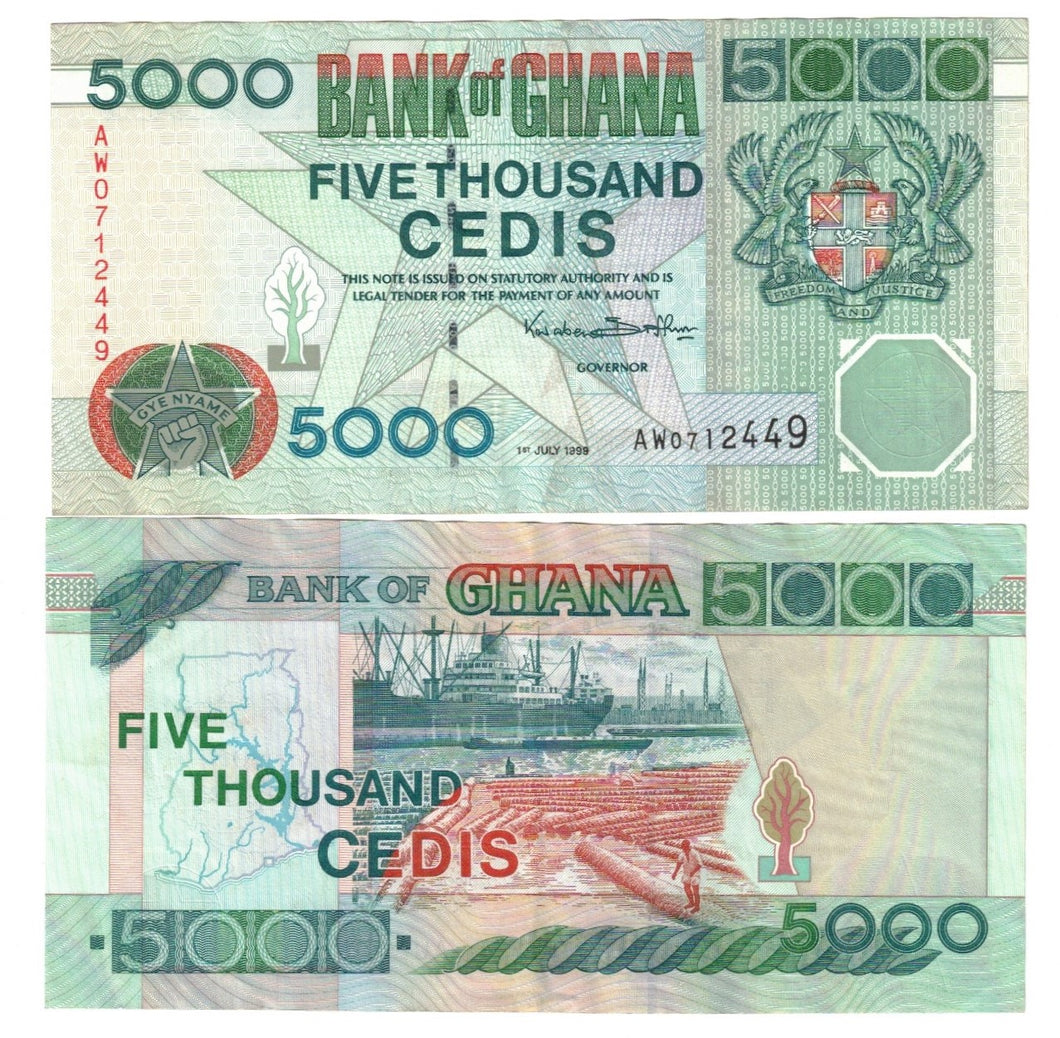 Ghana 5000 Cedis 1999 EF