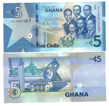 Load image into Gallery viewer, SET Ghana 1, 5, 10 &amp; 20 Cedis 2022 UNC

