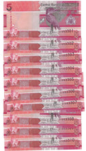 Load image into Gallery viewer, The Gambia 10x 5 Dalasis 2023 UNC

