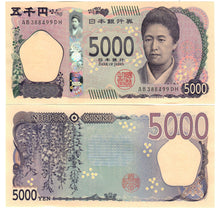 Load image into Gallery viewer, Japan 10x 5000 Yen 2024 UNC
