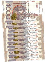 Load image into Gallery viewer, Kazakhstan 10x 1000 Tenge 2024 (2025) UNC "AA"
