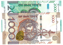 Load image into Gallery viewer, SET Kazakhstan 1000 &amp; 2000 Tenge 2024 (2025) UNC

