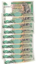 Load image into Gallery viewer, Sri Lanka 10x 10 Rupees 2004 UNC
