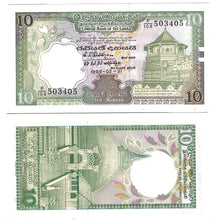 Load image into Gallery viewer, Sri Lanka 10x 10 Rupees 1989 aUNC/UNC
