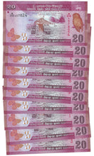 Load image into Gallery viewer, Sri Lanka 10x 20 Rupees 2021 UNC
