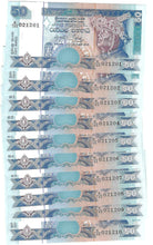 Load image into Gallery viewer, Sri Lanka 10x 50 Rupees 1995 UNC
