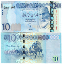 Load image into Gallery viewer, Libya 10 Dinars 2015 UNC
