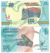 Load image into Gallery viewer, SET Madagascar 100 &amp; 200 Ariary 2017 (2022) UNC
