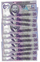 Load image into Gallery viewer, Mozambique 10x 20 Meticais 2017 UNC
