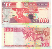 Load image into Gallery viewer, Namibia 10x 100 Dollars 2001 (2009) UNC &quot;Alweendo&quot;
