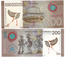 Load image into Gallery viewer, Nicaragua 10x 200 Cordobas 2022 (2023) UNC "AA"
