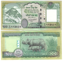 Load image into Gallery viewer, Nepal 100 Rupees 2019 UNC
