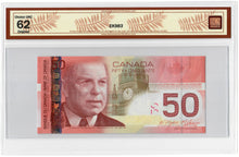 Load image into Gallery viewer, Canada 50 Dollars 2004 (08) Ch UNC &quot;FMM&quot; Jenkins-Carney BCS Graded Ch UNC 62
